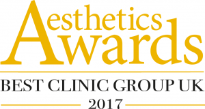 Best Clinic Group UK 2017 aesthetic Award the private clinic 300x160 2