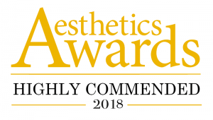 aesthetic awards highly commended best clinic 2018 the private clinic 300x170 1