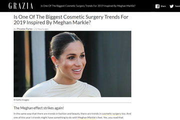 cosmetic surgery trends 2019 inspired by meghan markle minimally invasive keyhole bunion surgery correction