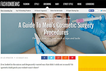 news a guide to mens cosmetic surgery procedures the private clinic