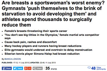 news are breasts a sports womans worst enemy the private clinic