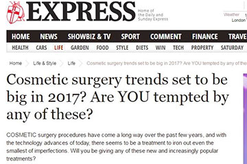 news cosmetic surgery trends set to be big in 2017