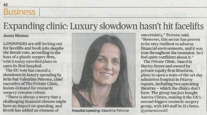 news expanding clinic luxury slowdown hasnt hit facelifts article