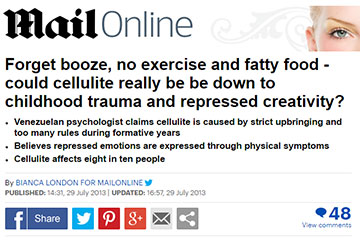 news forget booze no exercise and fatty food could cellulite really be down to childhood trauma and repressed creativity the private clinic