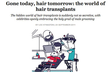 news gone today hair tomorrow the world of hair transplants the private clinic