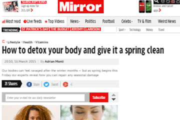 news how to detox your body and give it a spring clean the private clinic
