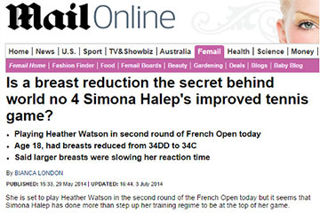 news is a breast reduction the secret the private clinic