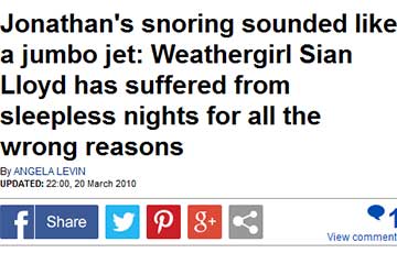 news jonathans snoring sounded like a jumbo jet the private clinic