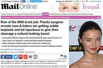 news rise of the mini boob job the private clinic