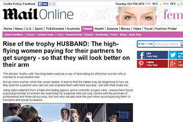 news rise of the trophy husband the private clinic