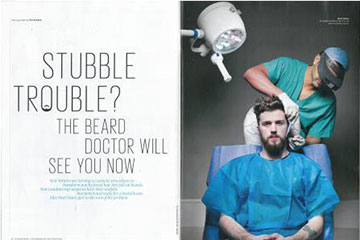 news stubble trouble step this way for your beard transplant sir the private clinic