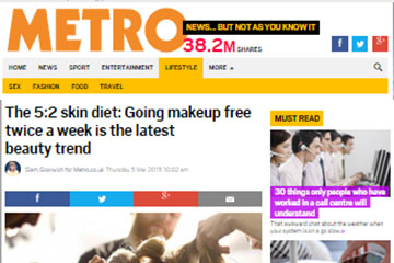 news the 5 2 skin diet going makeup free twice a week is the latest beauty trend the private clinic