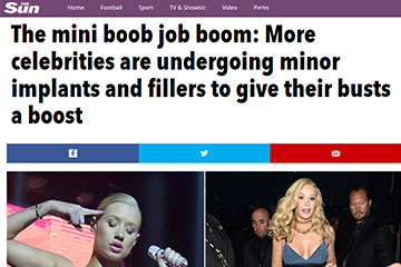 news the mini boob job boom the private clinic