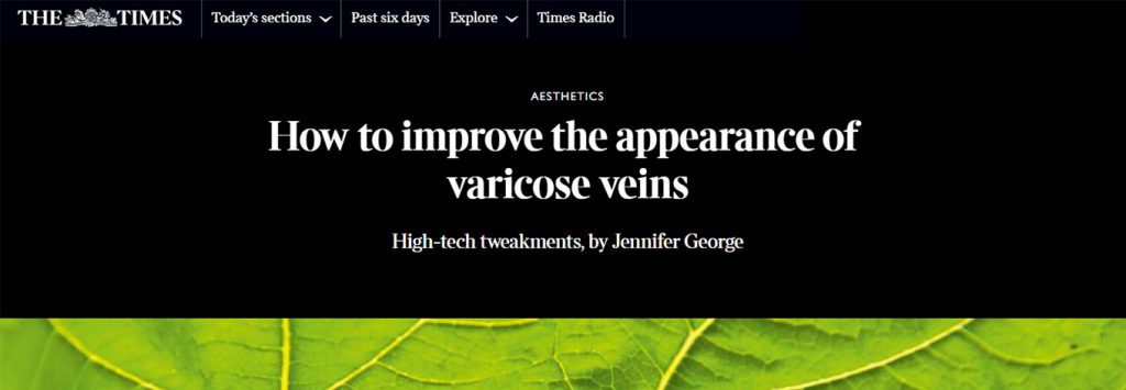How to improve the appearance of varicose veins