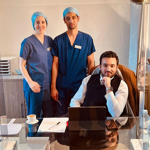 dr furqan raja and colleagues