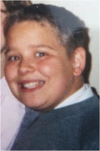 Jake as a young boy. 